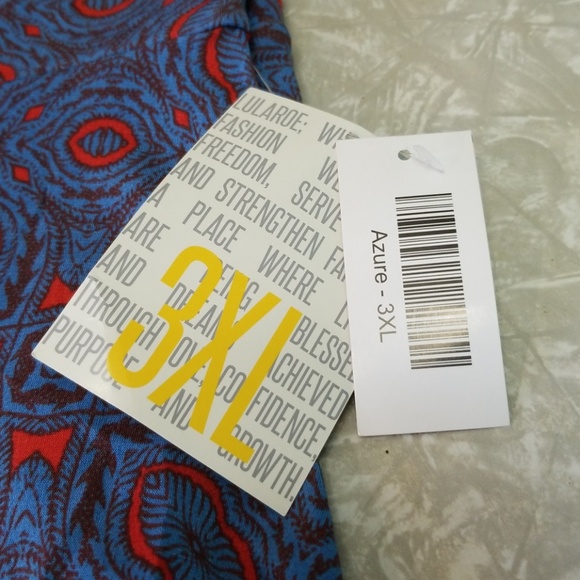 Lularoe azure skirt 3xl - Picture 2 of 2